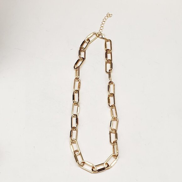Gold Plated Chain Necklace - Picture 2 of 5